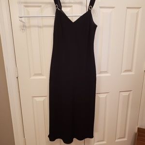 Black cocktail dress